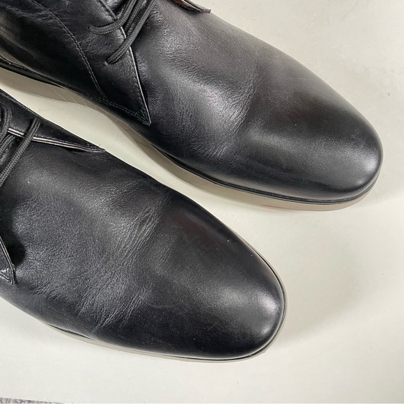 📦 MOVING SALE 🚛 Florsheim Flair Plain Toe Chukka Boot Men's Sz 13 Black leather - Picture 2 of 9